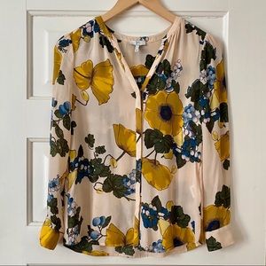 Joie - Gorgeous 100% Silk Floral Blouse